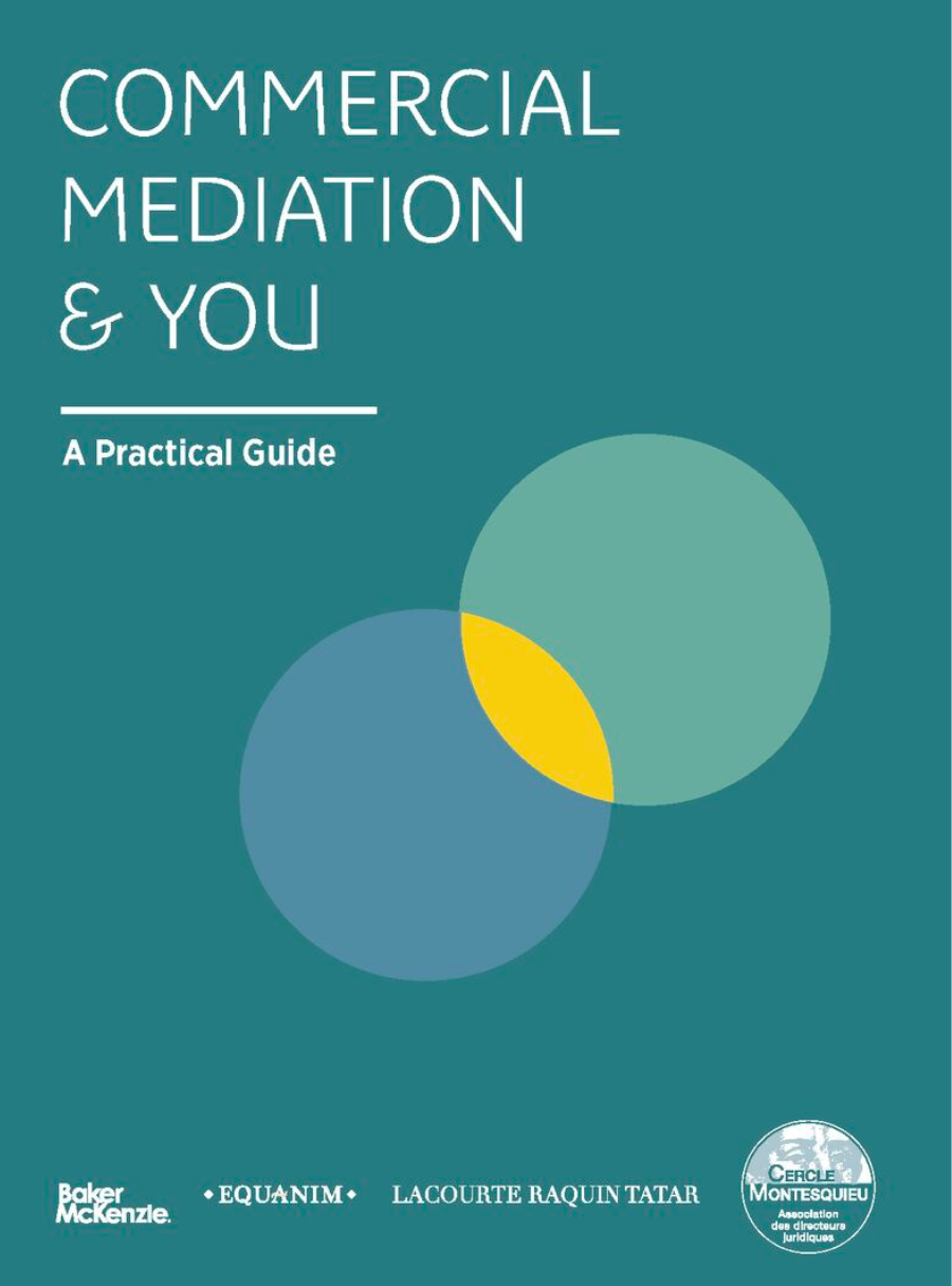 Litigation: Commercial Mediation, A Practical Guide [EN] - Lacourte ...